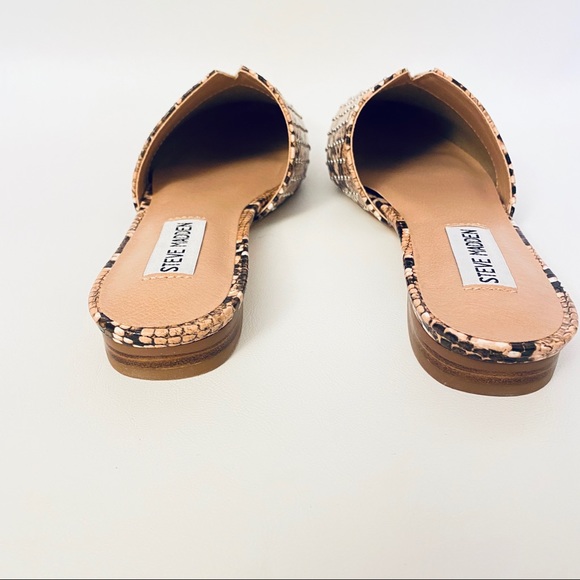 Steve Madden Ally Mule Slip On in Tan Snack - Picture 3 of 10